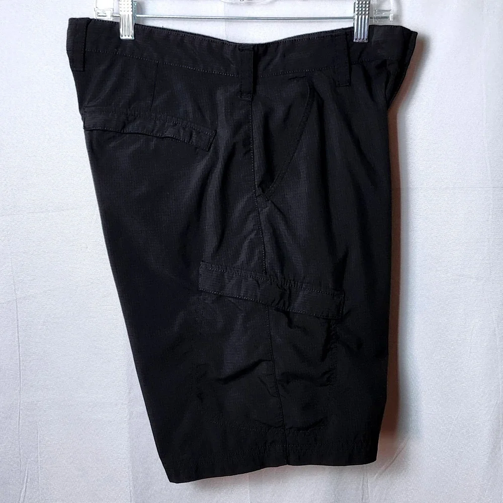 REALTREE NYLON HYBRID‎ FISHING CARGO SHORTS MENS 34 BLACK